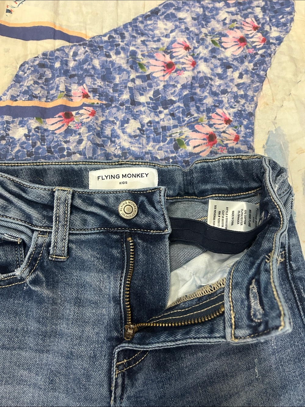Flying Monkey Blue Denim Jeans
